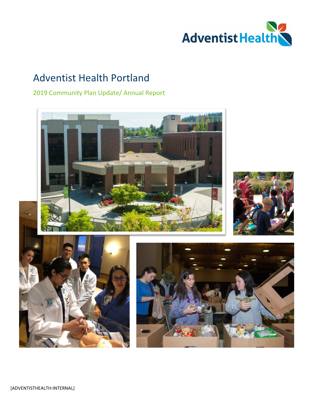 Adventist Health Portland 2019 Community Plan Update/ Annual Report