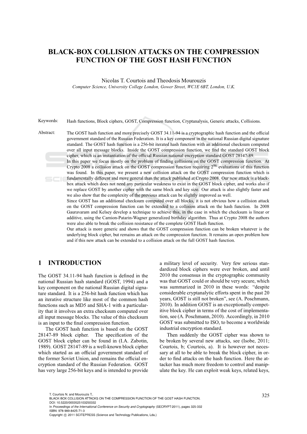 Black-Box Collision Attacks on the Compression Function of the Gost Hash Function