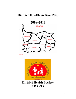 District Health Action Plan 2009-2010