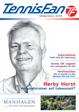 Herby Horst Verbandstrainer Auf Lebenszeit? Foto Frank Molter/Illustration Thilo Leppin