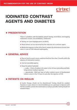 Iodinated Contrast Agents and Diabetes
