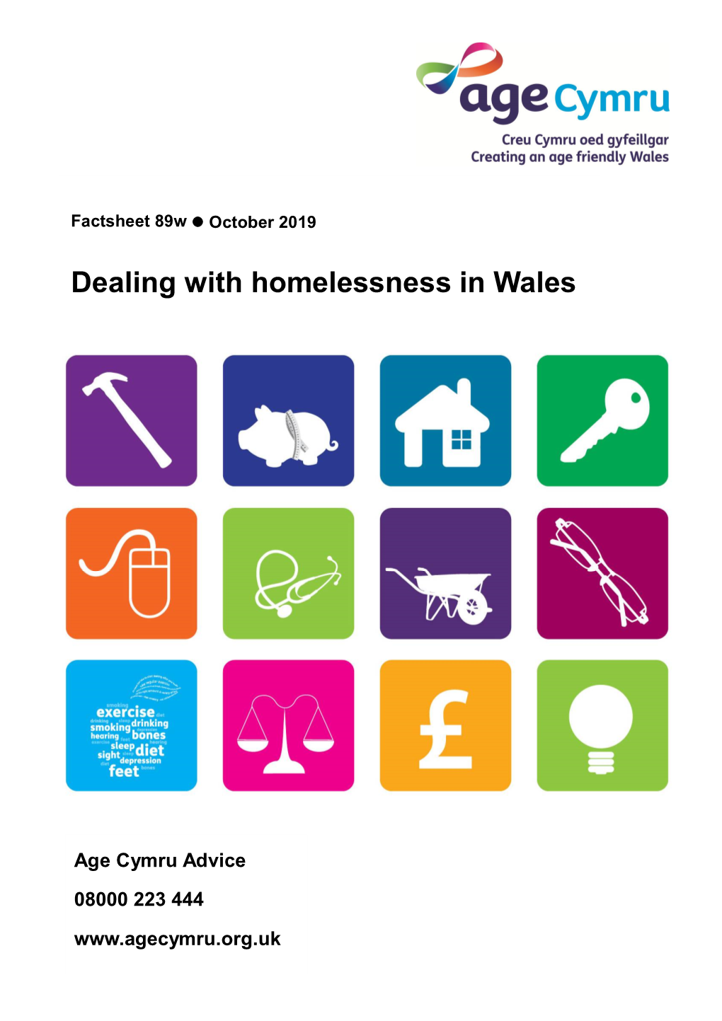Factsheet 89W: Dealing with Homelessness in Wales