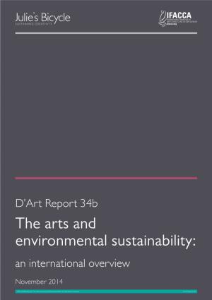 The Arts and Environmental Sustainability: an International Overview