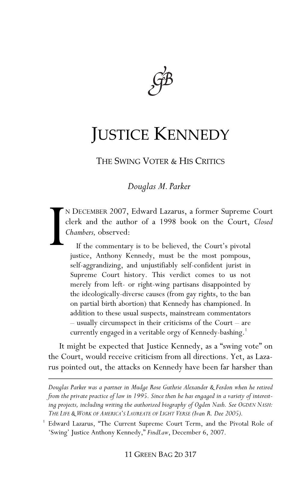 Justice Kennedy