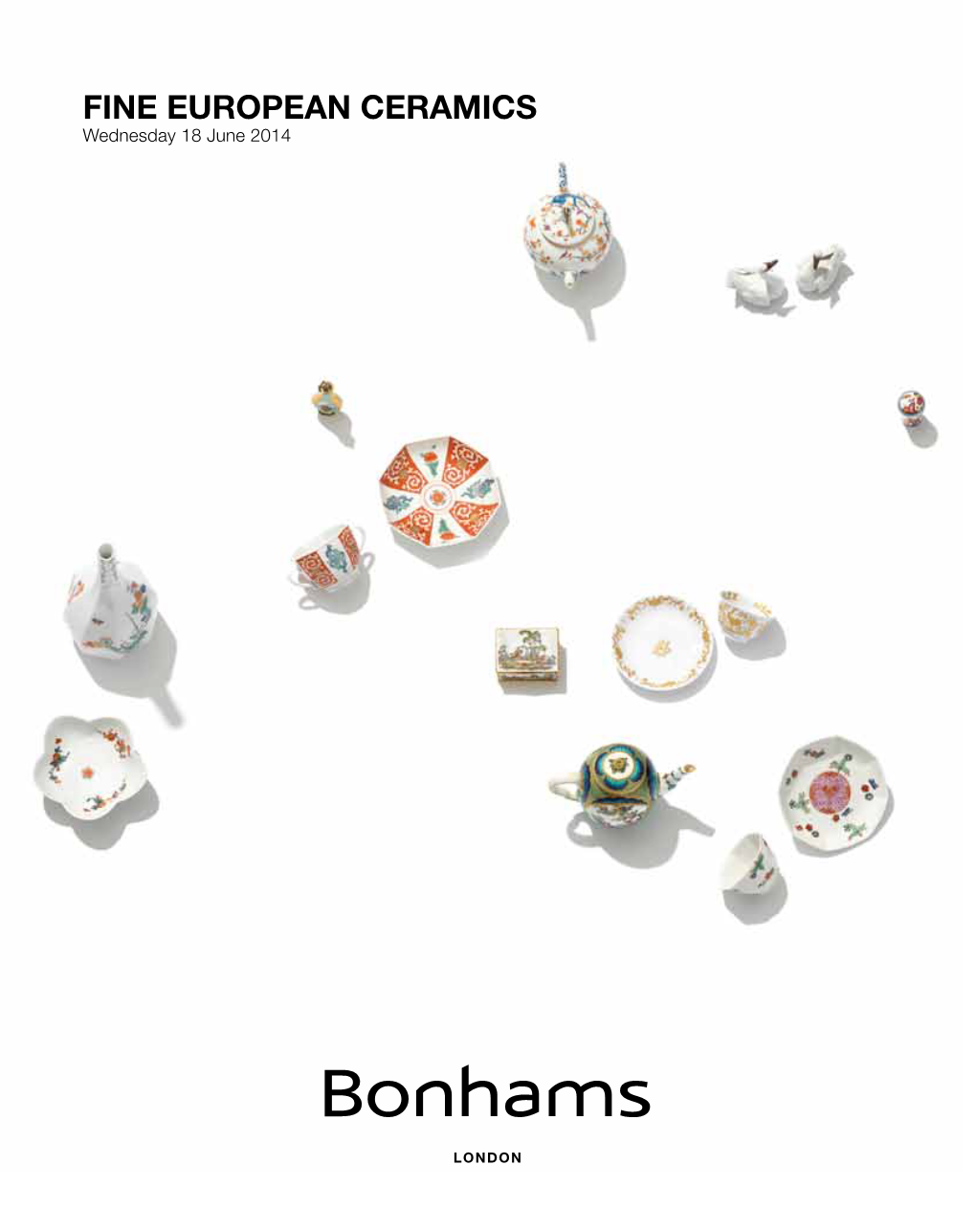 Fine European Ceramics Wednesday 18 June 2014