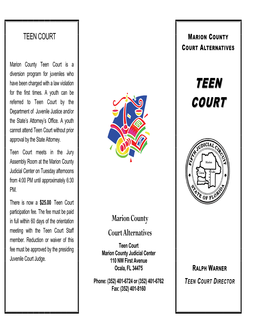 Teen Court Brochure