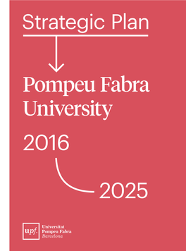 Strategic Plan Pompeu Fabra University