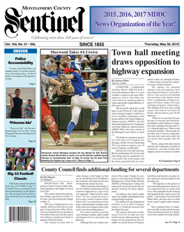 The Montgomery County Sentinel May 30, 2019 Eflections