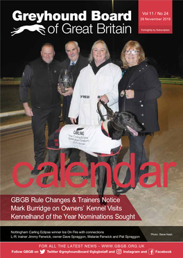 GBGB Rule Changes & Trainers Notice Mark Burridge on Owners