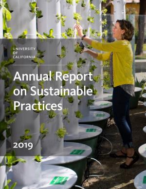 Annual Report on Sustainable Practices