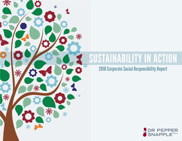 Dr Pepper Snapple Group Sustainability