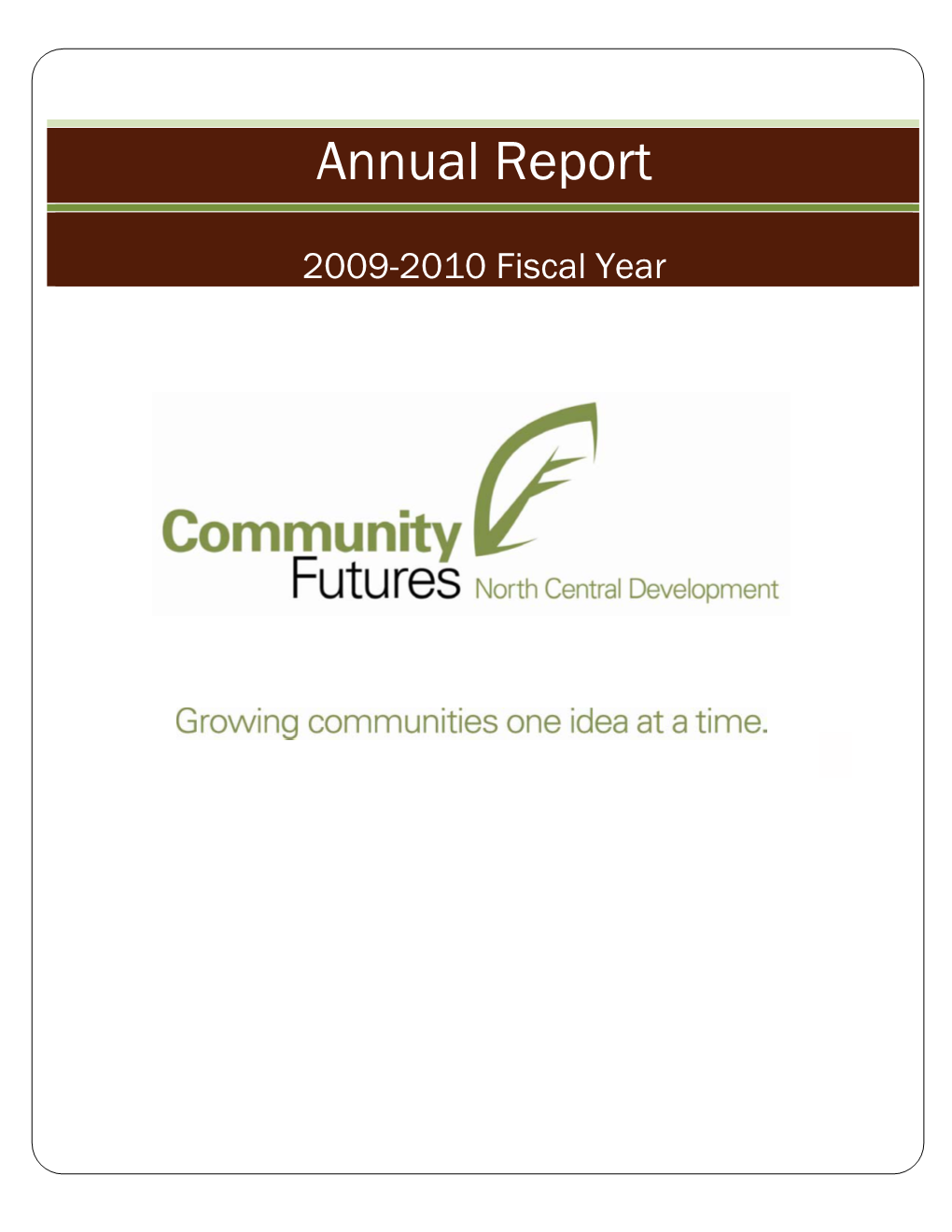 2009/2010 Annual Report