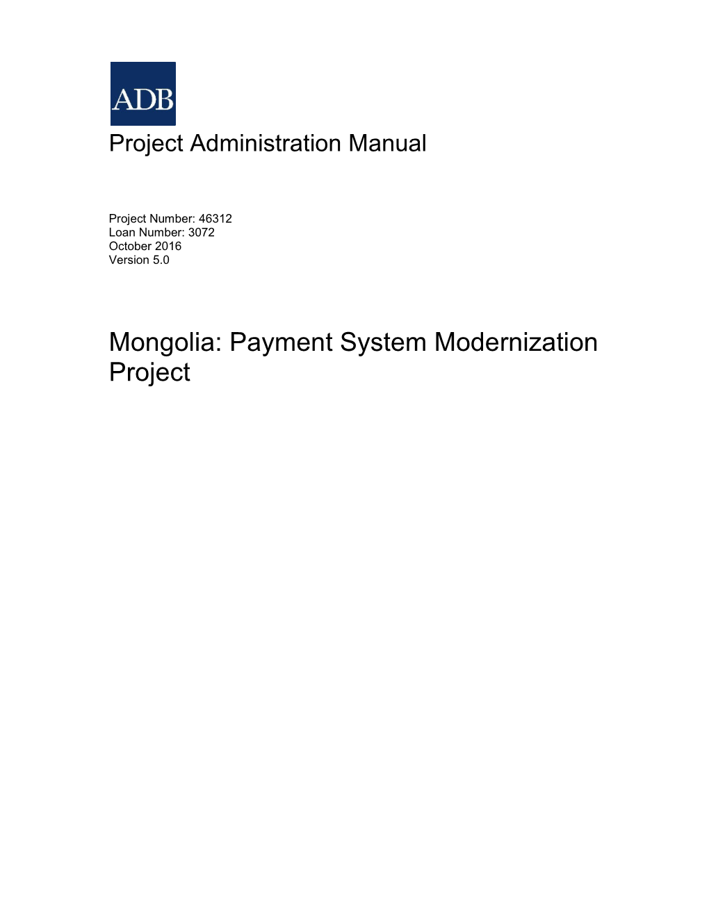 Mongolia: Payment System Modernization Project