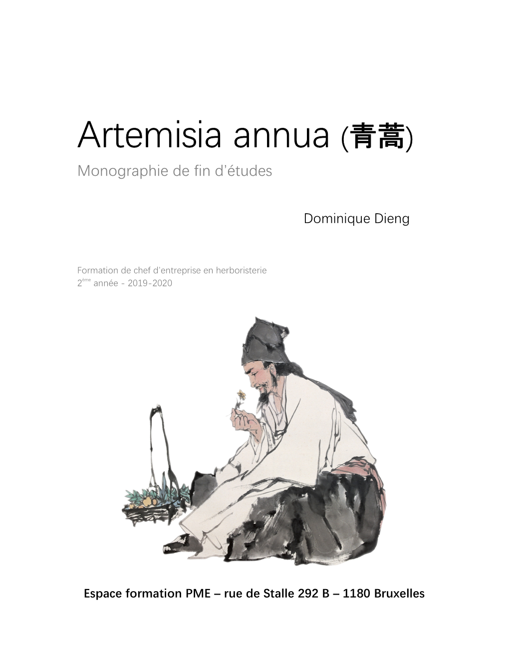 Artemisia Annua (青蒿) Monographie De Fin D’Études