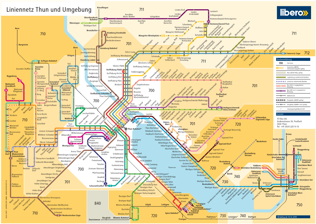Liniennetz Thun Und Umgebung Linden Jassbach Aeschlen Linden Gridenbühl Grafenbühl Schlegwegbad Oberdiessbach Abzw