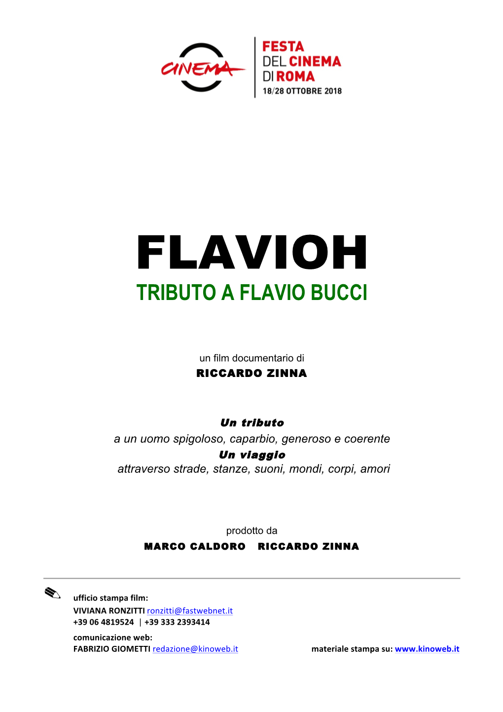 Tributo a Flavio Bucci
