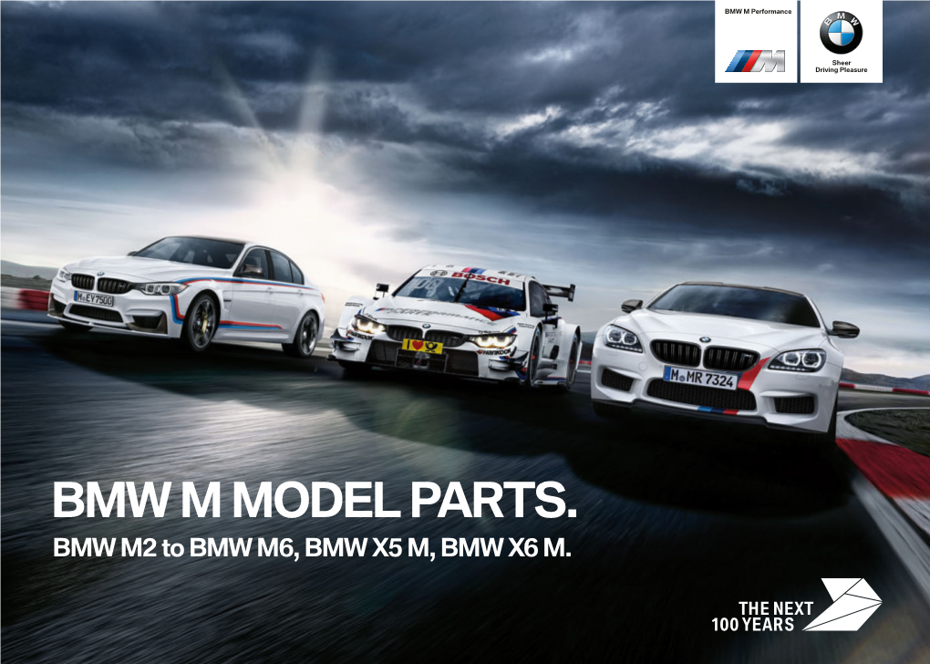 BMW M MODEL PARTS. BMW M2 to BMW M6, BMW X5 M, BMW X6 M