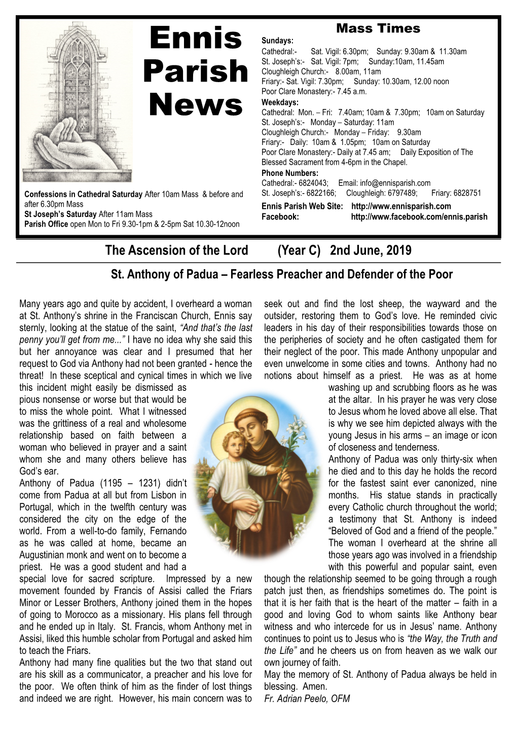 Ennis Parish News