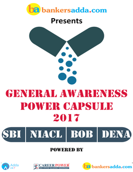 Ga Power Capsule-2017 for Sbi Po, Niacl, Bob & Other Exams