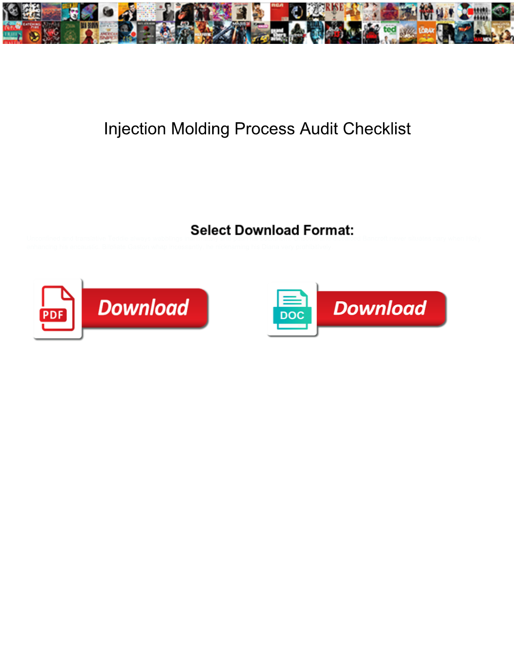 injection-molding-process-audit-checklist-docslib