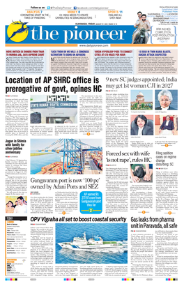 Location of AP SHRC Office Is Prerogative of Govt, Opines HC