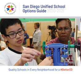 San Diego Unified School Options Guide 2020-2021
