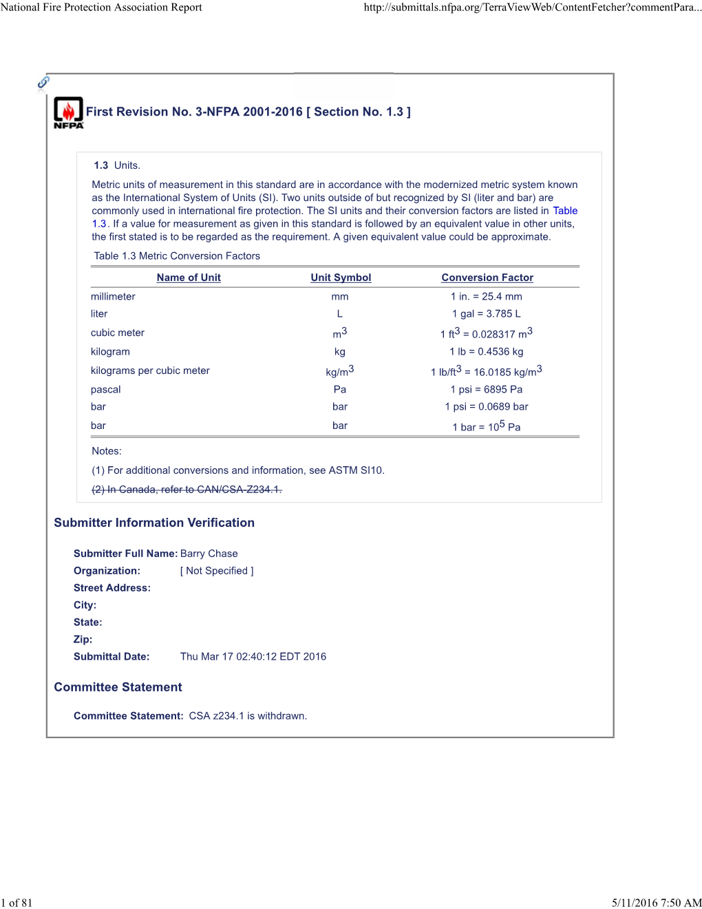 NFPA 2001-2016 [ Section No