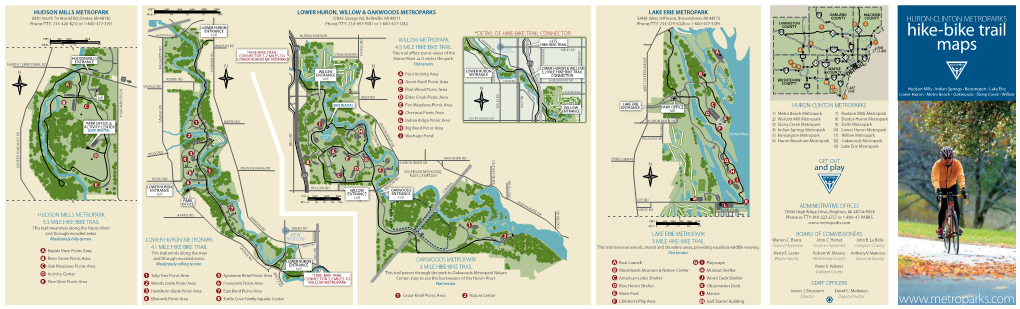 bike and hike trail map