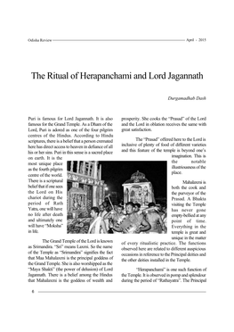 The Ritual of Herapanchami and Lord Jagannath