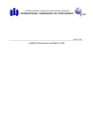 ICS Subcommission Annual Report 2010