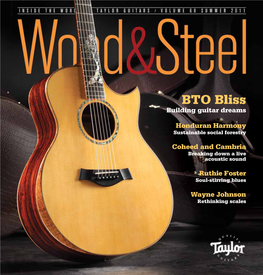 Taylor Guitars Wood & Steel Magazine