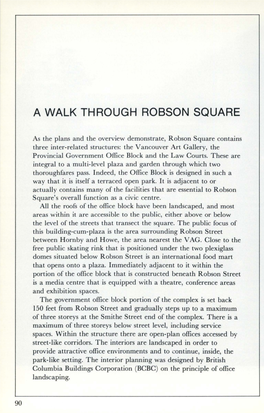 A Walk Through Robson Square