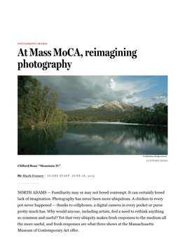 At Mass Moca, Reimagining Photography