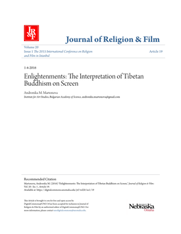 Enlightenments: the Interpretation of Tibetan Buddhism on Screen