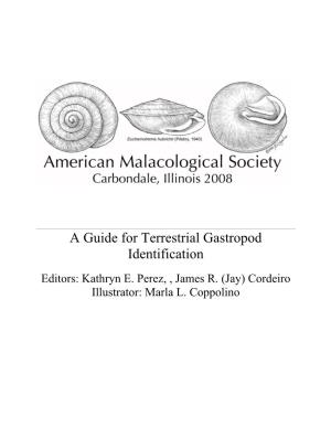 A Guide for Terrestrial Gastropod Identification