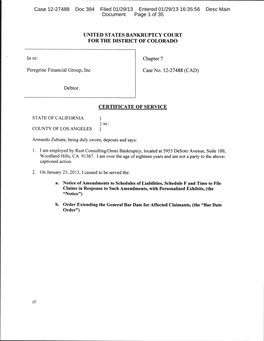 Case 12-27488 Doc 384 Filed 01/29/13