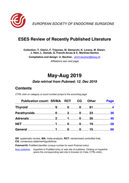 May-Aug 2019 Data Retrival from Pubmed: 12