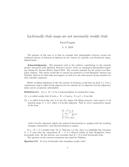 Ln-Formally Étale Maps Are Not Necessarily Weakly Étale