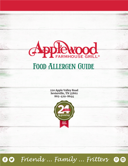 Food Allergen Guide