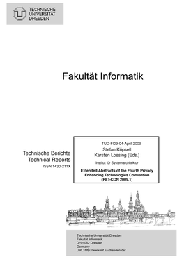 Fakultät Informatik