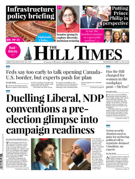 Duelling Liberal, NDP Conventions a Pre- Election Glimpse Into Campaign Readiness
