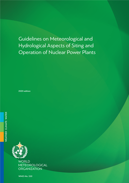 Meteorological and Hydrological Aspects of Siting and Operation of Nuclear Power Plants