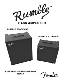 Bass Amplifier