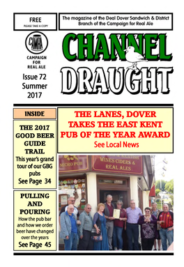 The Lanes, Dover Takes the East Kent Pub of the Year