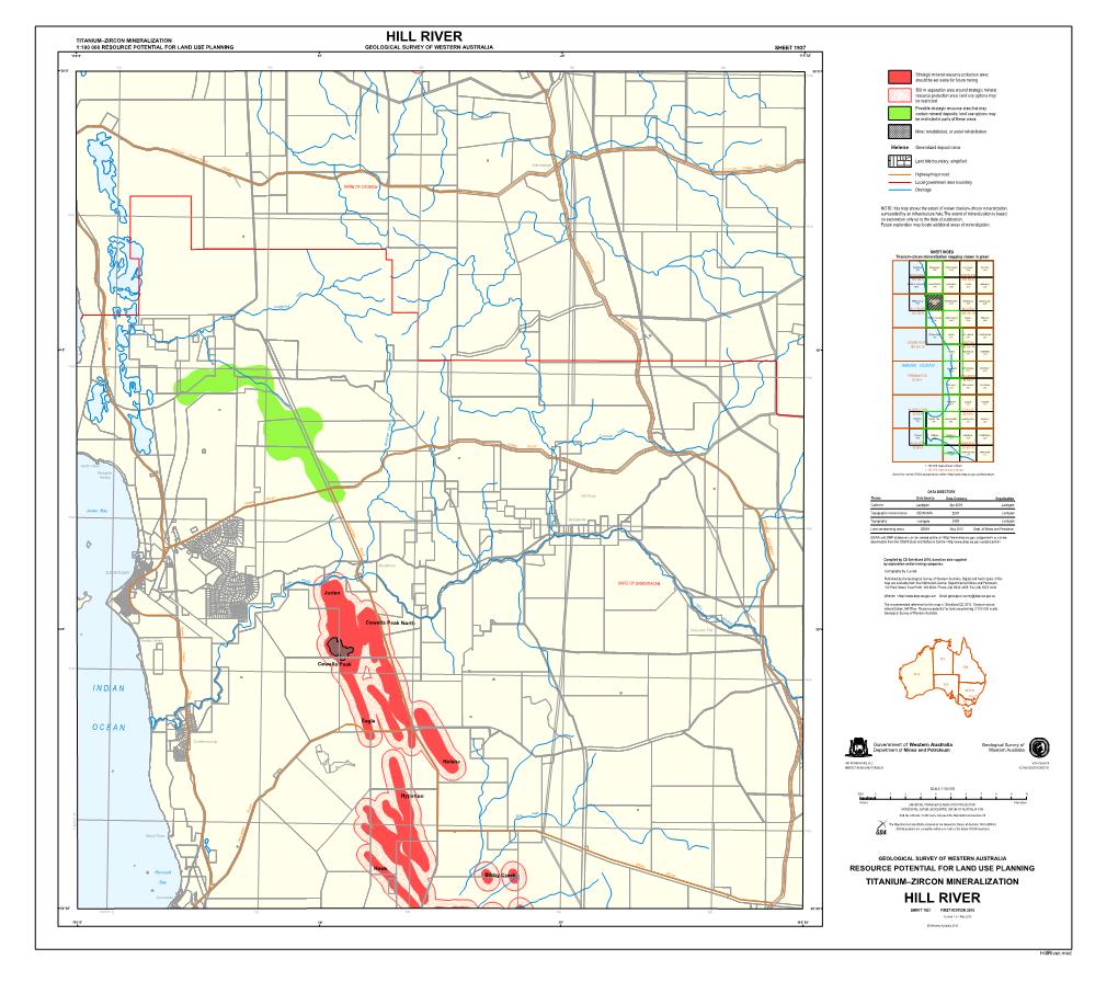 Hill River, Titanium-Zircon Mineralization