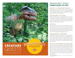 Quests Were Created to Lead You on a Meaningful Quest Through the Houston Zoo