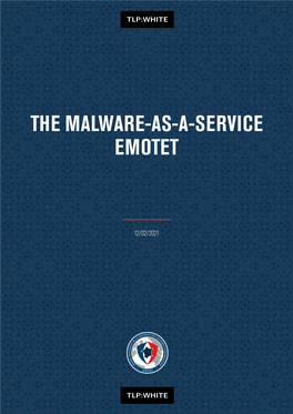 The Malware-As-A-Service Emotet