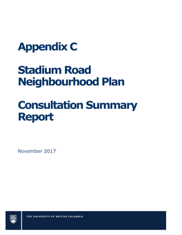 Phase 1 Consultation Summary Report