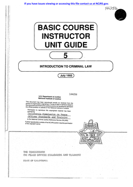 Basic Course Instructor Unit Guide C ---..;:;5~)