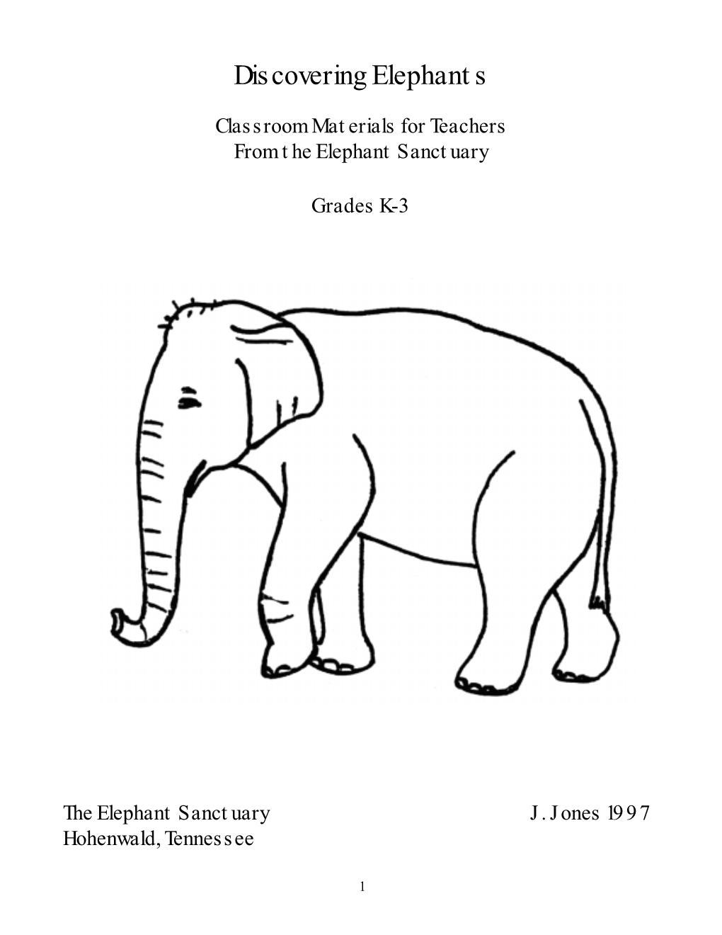 Elephant Curriculum